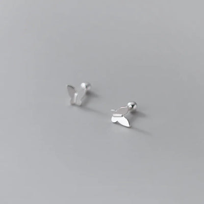 La Monada 925 Sterling Silver Butterfly Earrings For Women Stud 925 Small Silver Earrings Jewelry Woman Earring Stud Silver 925