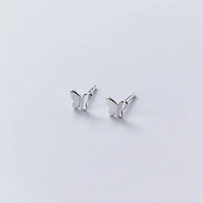 La Monada 925 Sterling Silver Butterfly Earrings For Women Stud 925 Small Silver Earrings Jewelry Woman Earring Stud Silver 925