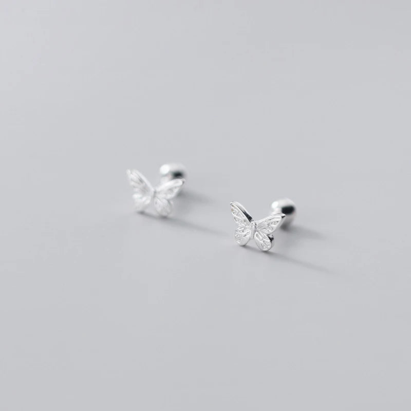 La Monada 925 Sterling Silver Butterfly Earrings For Women Stud 925 Small Silver Earrings Jewelry Woman Earring Stud Silver 925