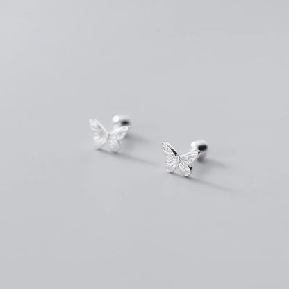La Monada 925 Sterling Silver Butterfly Earrings For Women Stud 925 Small Silver Earrings Jewelry Woman Earring Stud Silver 925