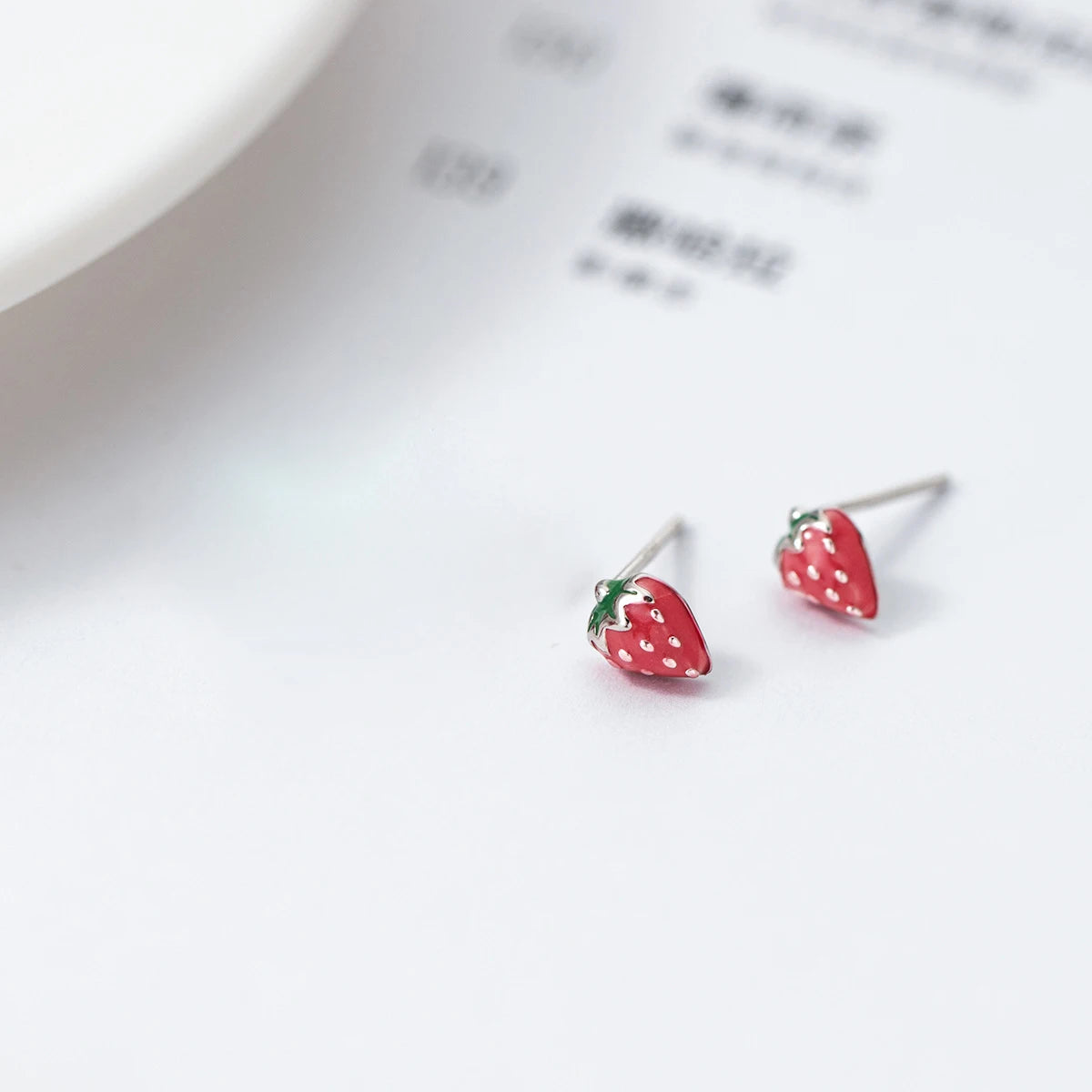 Ohrringe - Strawberry (925er Silber)