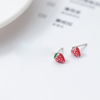 Ohrringe - Strawberry (925er Silber)