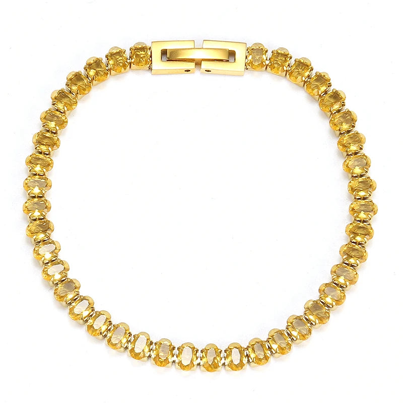 360-Grad-Ansicht des Armband Stephanie - Vollständige Rundumansicht des Vintage-Edelstahl-Designs
