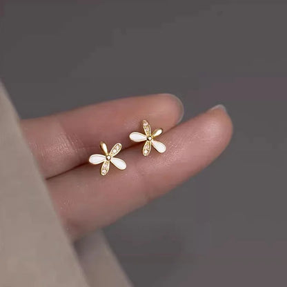 Ohrringe - Flore (925er Silber + 18K Gold)