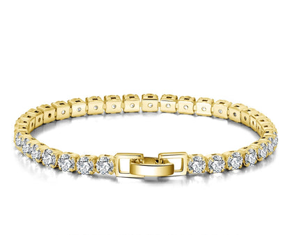 Elegantes Damenarmband Lucia aus 925 Sterling Silber mit modernem Design
