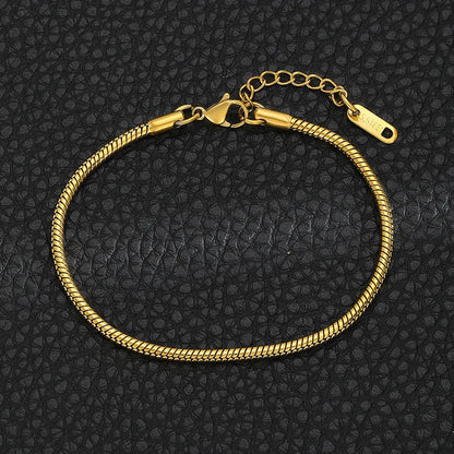 Snake Schlangenketten-Armband verschiedene Dicken - 0.9mm bis 2.4mm verfügbar
