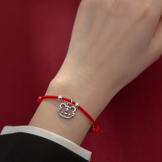 Armband Zoe Nahaufnahme - feine Seilstruktur aus Sterlingsilber sichtbar