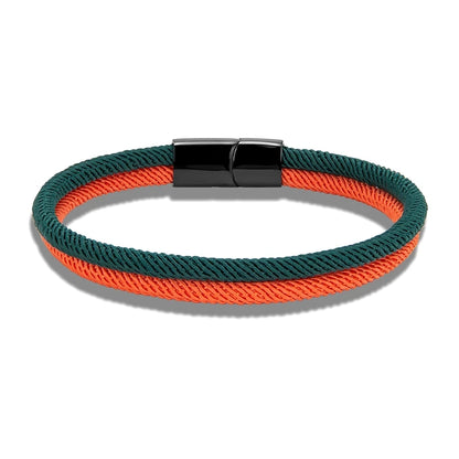 Billie Survival Armband Farbvarianten Minze Grau Orange Blau nautisch
