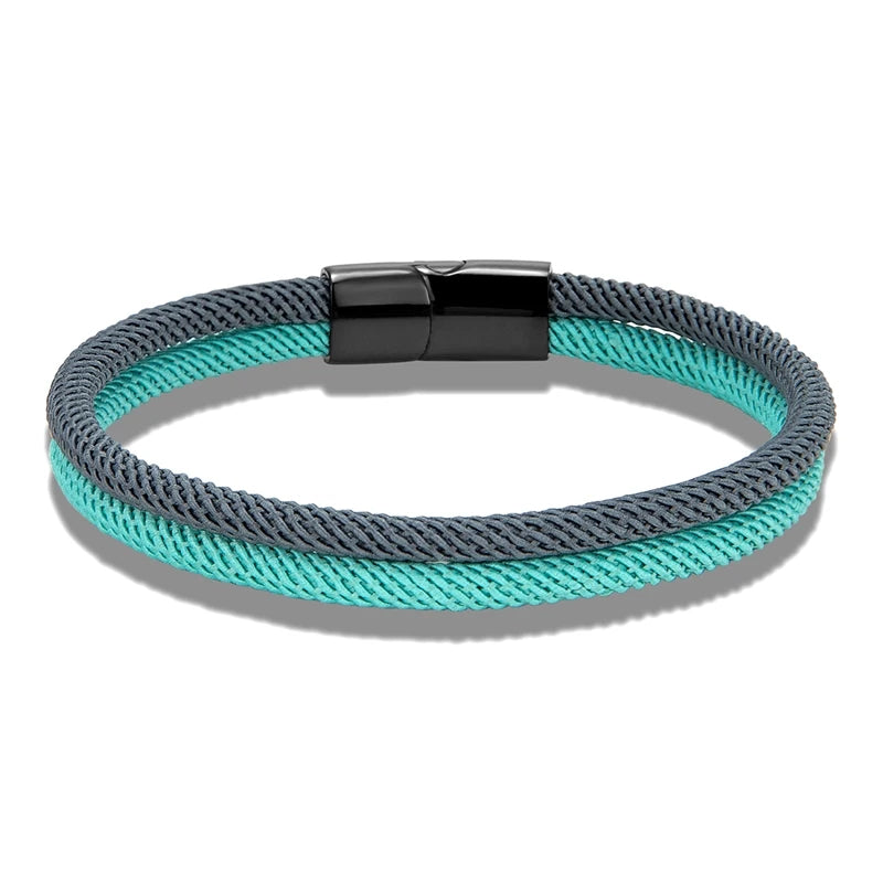 Billie Armband Doppelstrang Überlebensseil Detail nautisches Design
