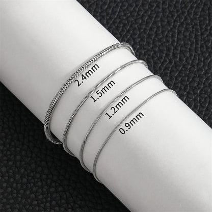 Snake Schlangenketten-Armband Easy-Hook-Verschluss - einfacher Sitz und Komfort