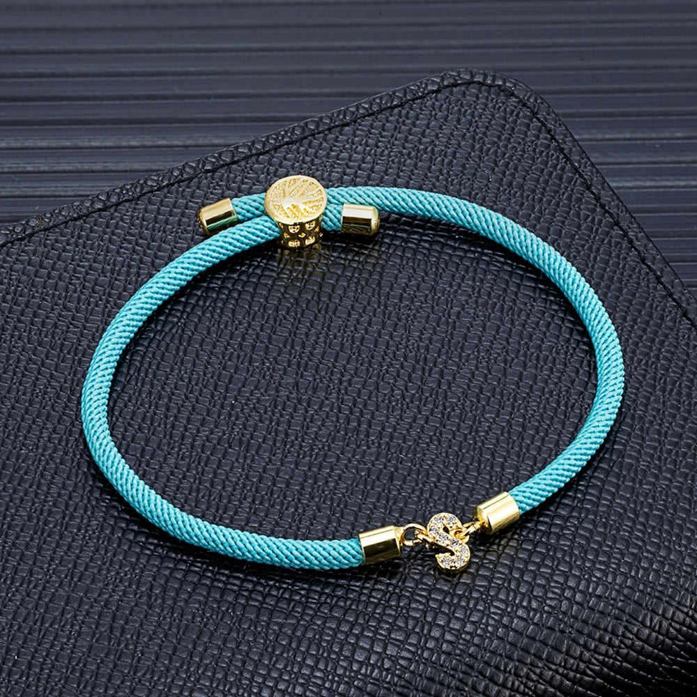 Linda Armband klassisches geometrisches Design Seilkette verstellbar Damenarmband
