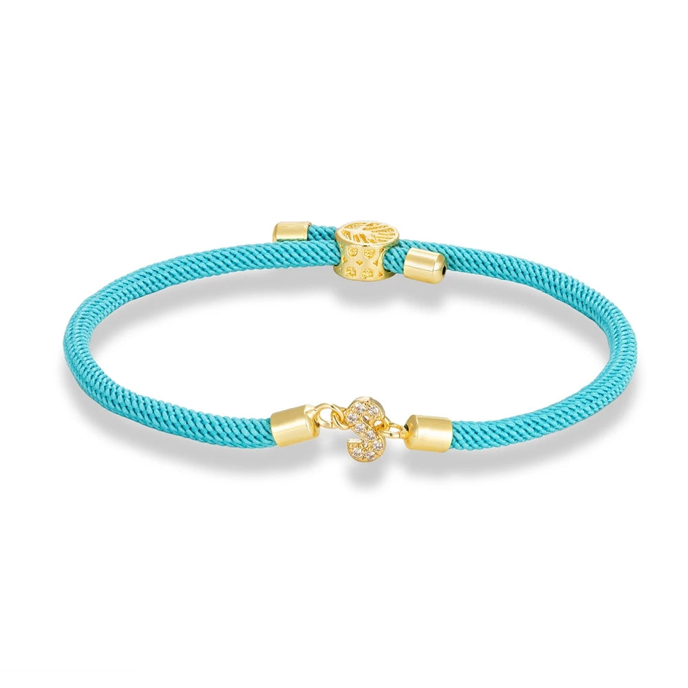 Linda Armband Buchstaben A-Z personalisierbar Initial Charm individuell
